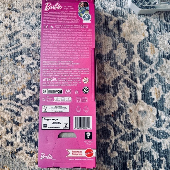 Barbie Diabetic Blue and White Polka Dot Dress - Picture 2 of 3